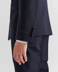 Hombre Prada TRAJES^Esmoquin De Cruzado Simple De Lana Y Mohair