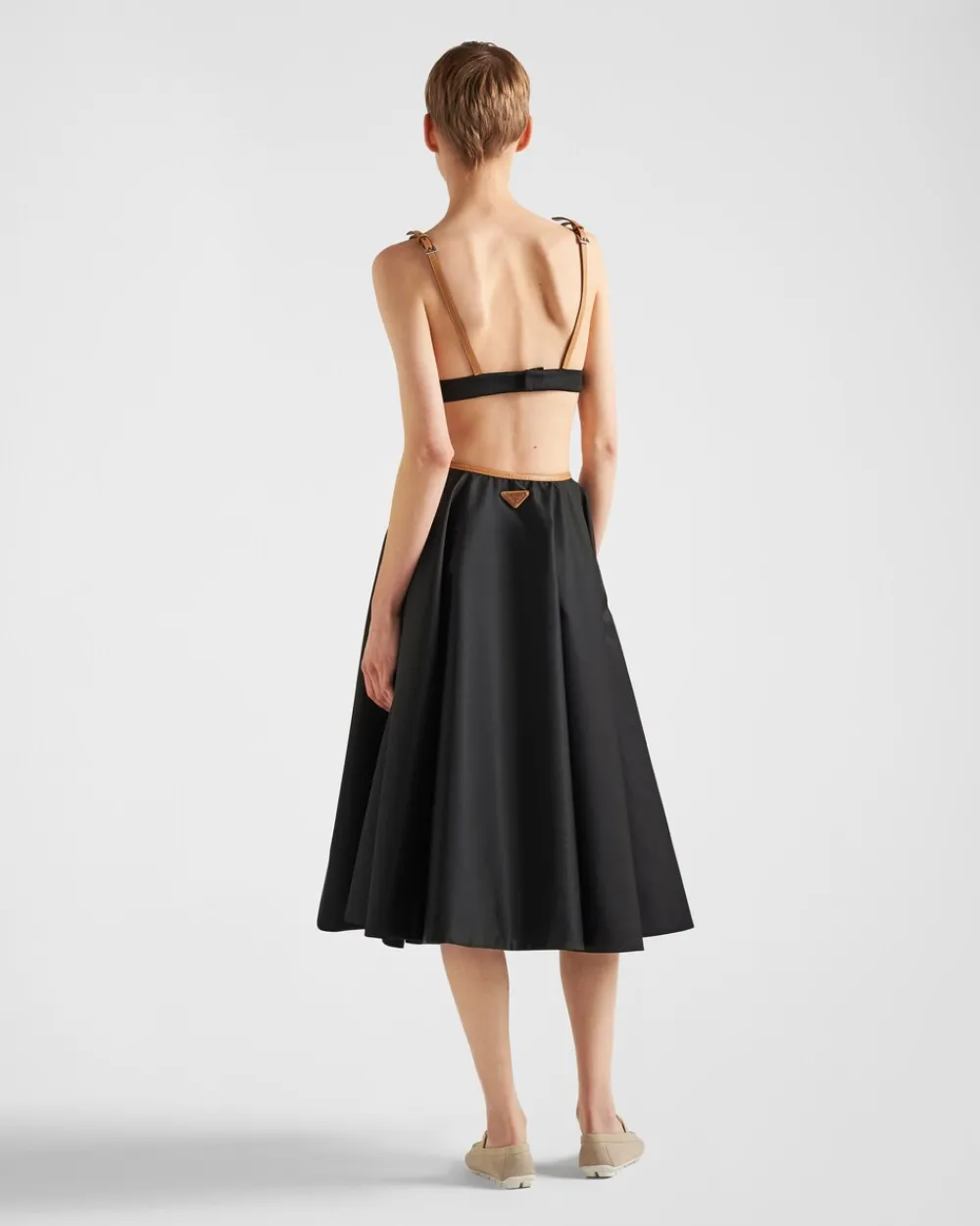 Mujer Prada FALDAS^Falda Con Vuelo De Re-nylon
