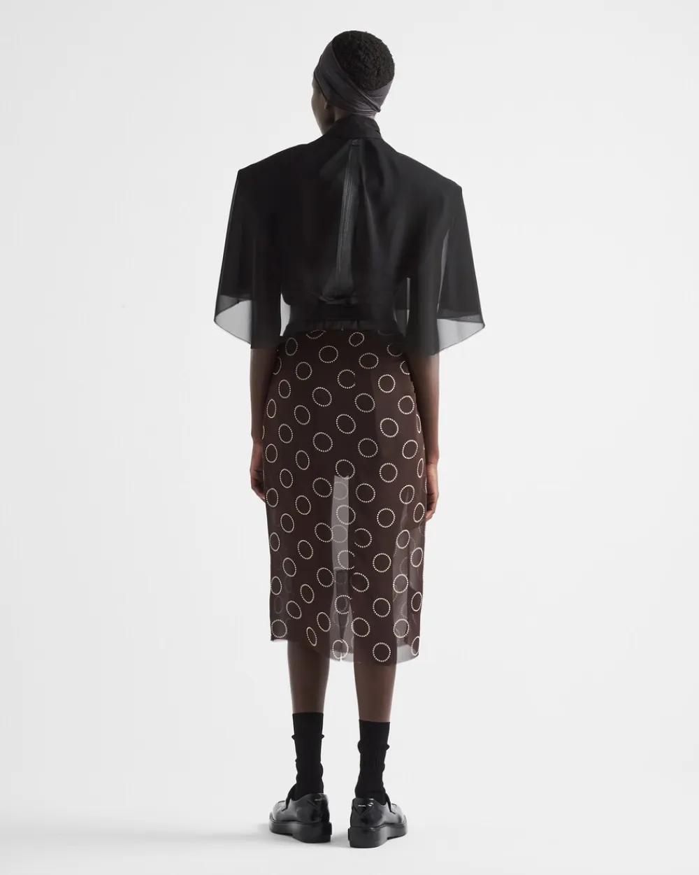 Mujer Prada FALDAS^Falda De Georgette Estampada