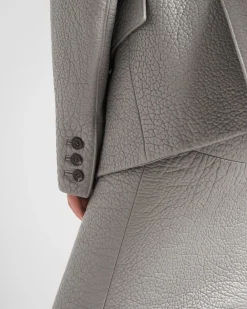 Mujer Prada ROPA DE PIEL^Falda De Napa