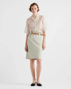 Mujer Prada ROPA DE PIEL^Falda De Piel