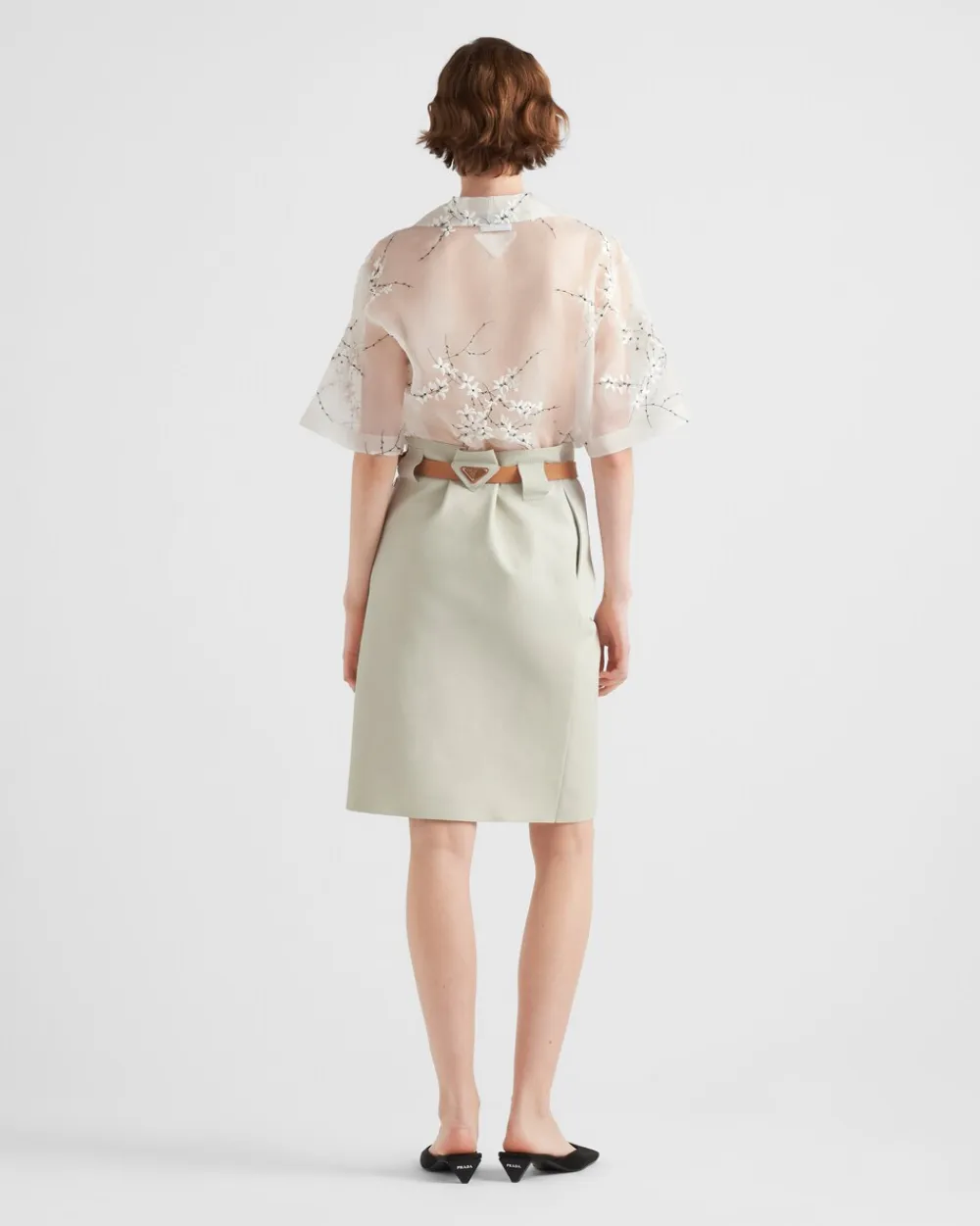 Mujer Prada ROPA DE PIEL^Falda De Piel