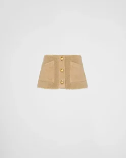 Mujer Prada ROPA DE PIEL^Falda De Piel Vuelta