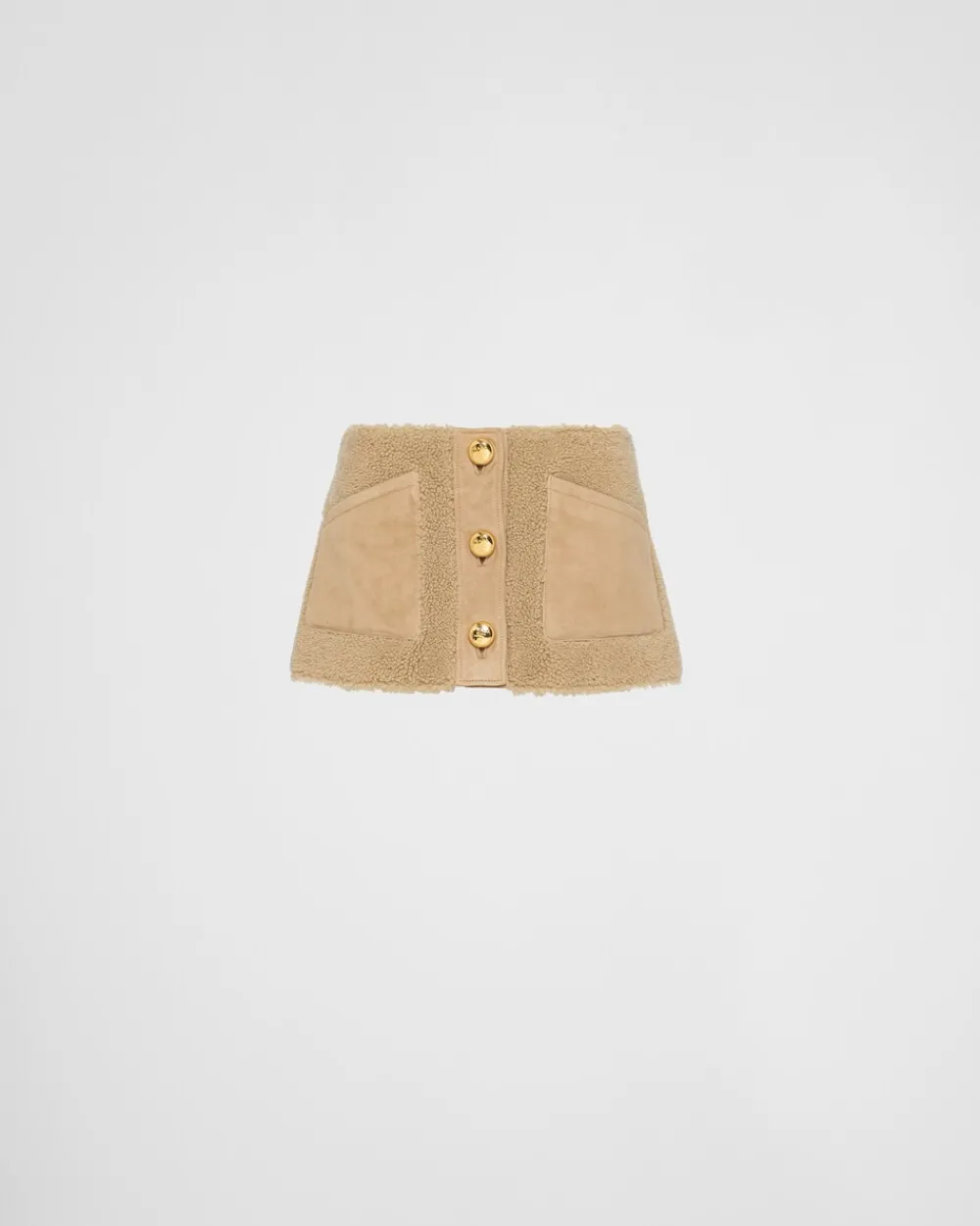 Mujer Prada ROPA DE PIEL^Falda De Piel Vuelta