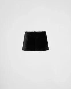 Mujer Prada ROPA DE PIEL^Falda De Piel Vuelta