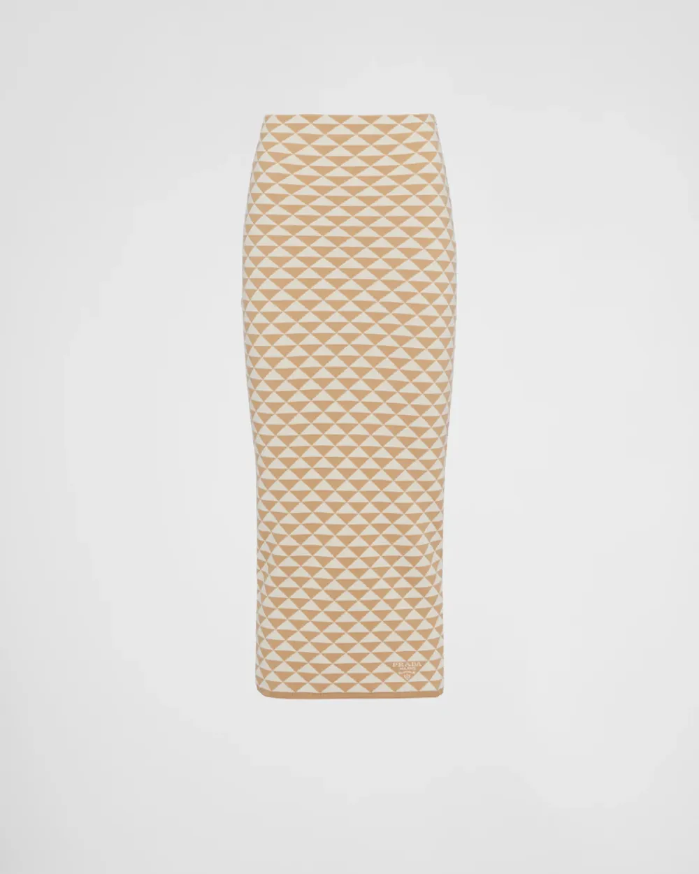 Mujer Prada FALDAS^Falda De Punto Jacquard De Algodón