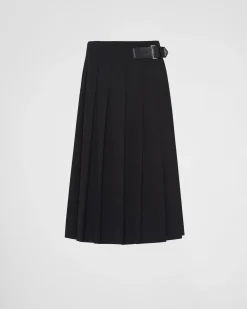 Mujer Prada FALDAS^Falda Midi De Gabardina