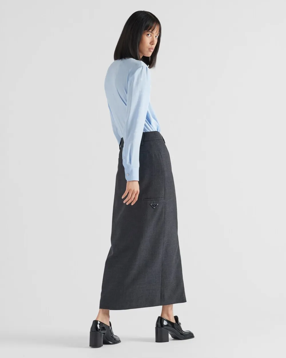 Mujer Prada FALDAS^Falda Midi De Lana