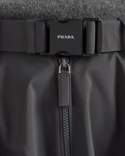 Mujer Prada FALDAS^Falda Midi De Tejido Técnico