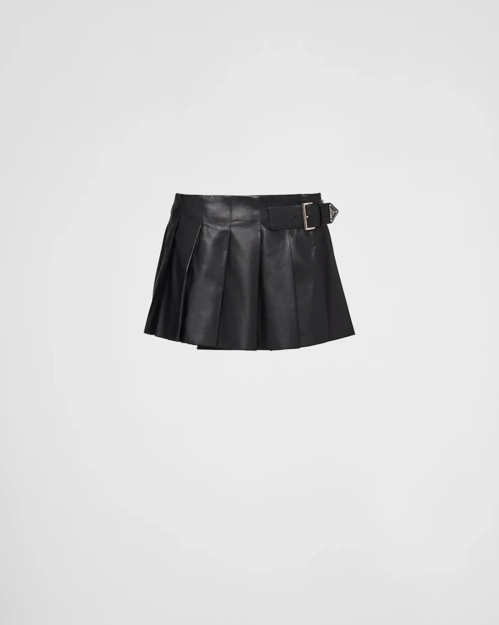 Mujer Prada ROPA DE PIEL^Falda Plisada De Piel