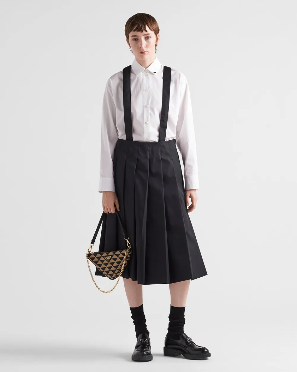 Mujer Prada COLECCIÓN FEMENINA|FALDAS^Falda Plisada De Re-nylon