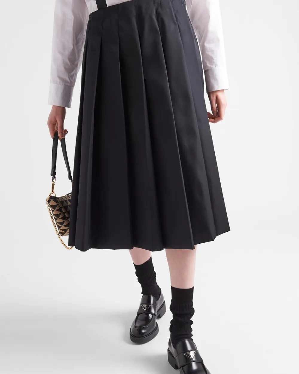 Mujer Prada COLECCIÓN FEMENINA|FALDAS^Falda Plisada De Re-nylon