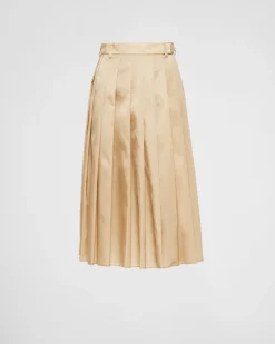 Mujer Prada COLECCIÓN FEMENINA|FALDAS^Falda Plisada De Re-nylon
