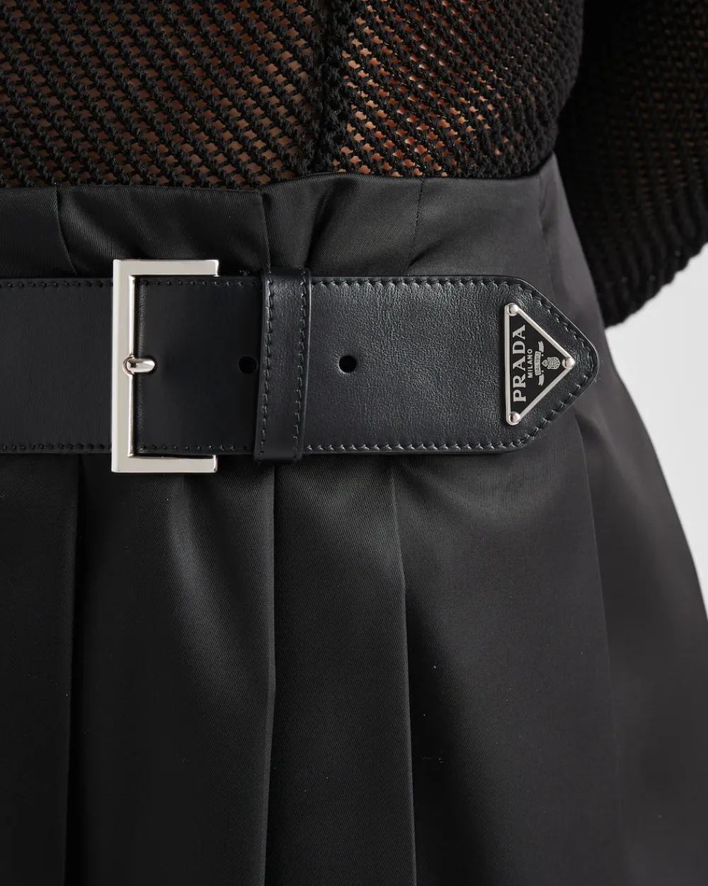 Mujer Prada COLECCIÓN FEMENINA|FALDAS^Falda Plisada De Re-nylon