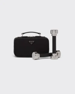 Mujer/Hombre Prada DEPORTE Y OCIO|DEPORTE Y OCIO^Funda De Mancuernas Re-nylon Y Piel Saffiano