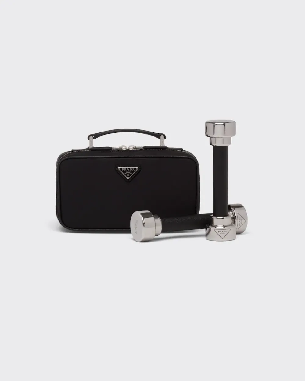 Mujer/Hombre Prada DEPORTE Y OCIO|DEPORTE Y OCIO^Funda De Mancuernas Re-nylon Y Piel Saffiano