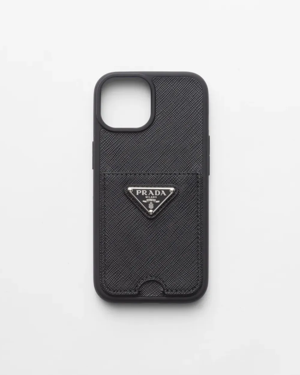 Mujer Prada ACCESORIOS TECNOLÓGICOS Y LLAVEROS^Funda De Piel Saffiano Para Iphone 15