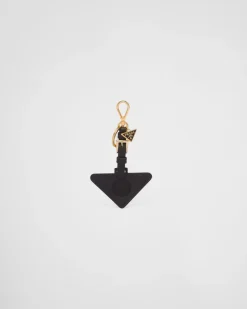 Mujer Prada ACCESORIOS TECNOLÓGICOS Y LLAVEROS^Funda Para Airtag De Piel Saffiano
