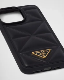 Mujer Prada ACCESORIOS TECNOLÓGICOS Y LLAVEROS^Funda Para Iphone&nbsp;14&nbsp;Pro&nbsp;Max De Piel