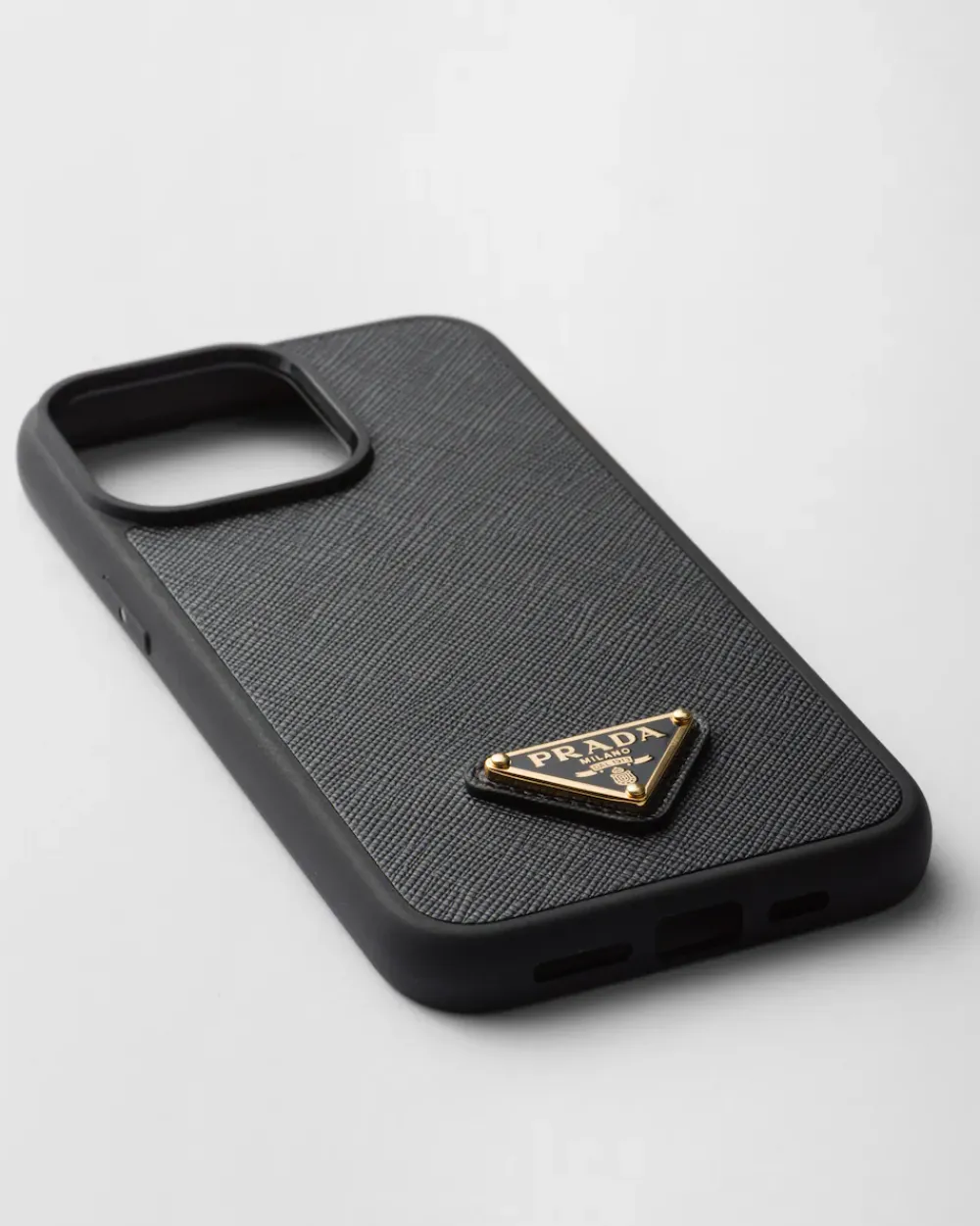 Mujer Prada ACCESORIOS TECNOLÓGICOS Y LLAVEROS^Funda Para Iphone 15 Pro Max De Piel Saffiano