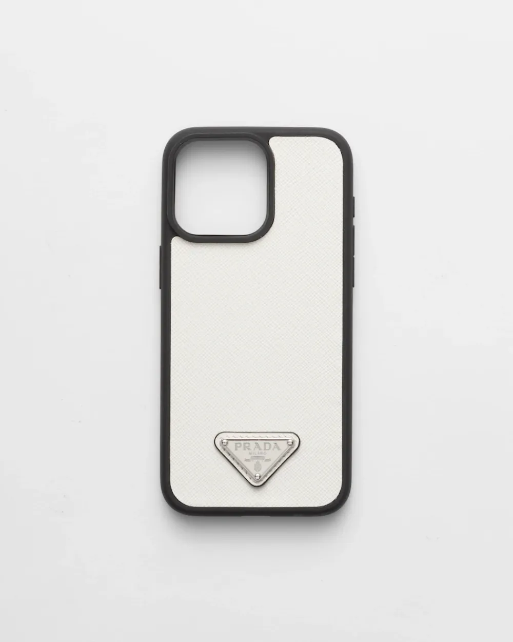 Hombre Prada ACCESORIOS TECNOLÓGICOS Y LLAVEROS^Funda Para Iphone 15 Pro Max De Piel Saffiano