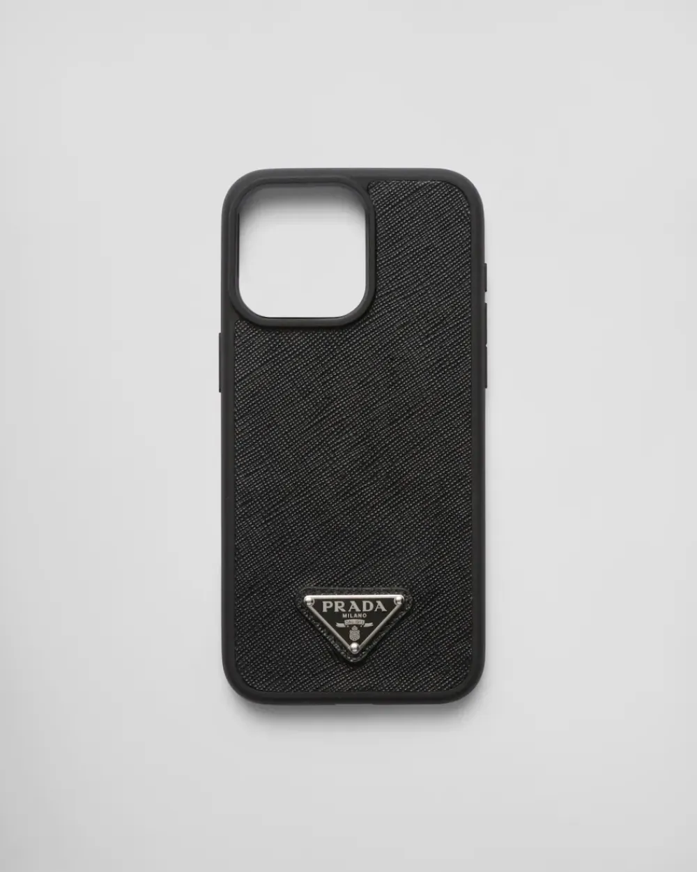 Hombre Prada ACCESORIOS TECNOLÓGICOS Y LLAVEROS^Funda Para Iphone 15 Pro Max De Piel Saffiano