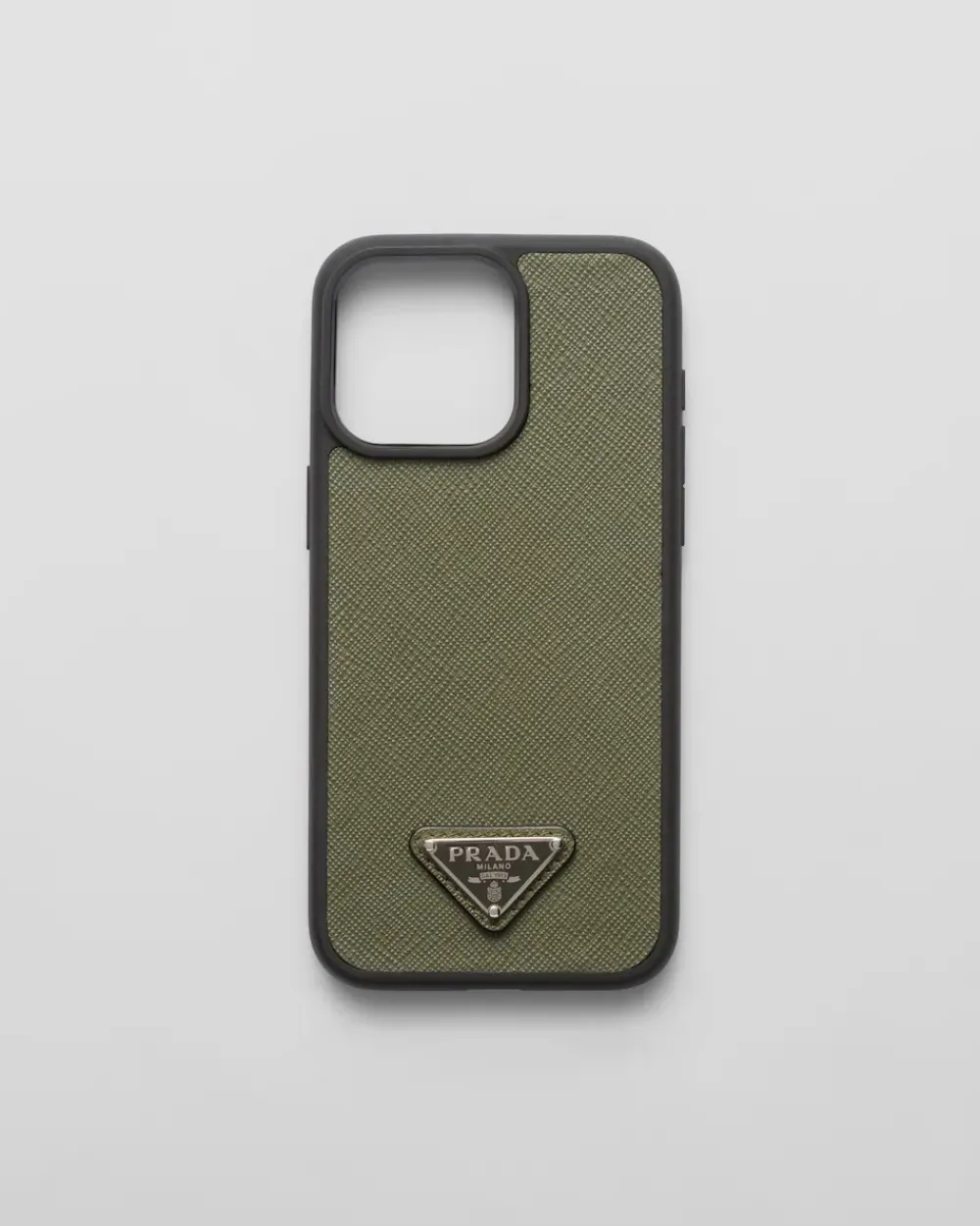 Hombre Prada ACCESORIOS TECNOLÓGICOS Y LLAVEROS^Funda Para Iphone 15 Pro Max De Piel Saffiano