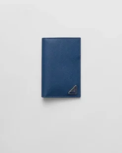 Hombre Prada CARTERAS Y TARJETEROS^Funda Para Pasaporte En Piel Saffiano