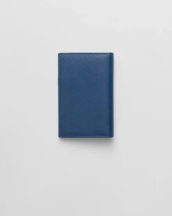 Hombre Prada CARTERAS Y TARJETEROS^Funda Para Pasaporte En Piel Saffiano