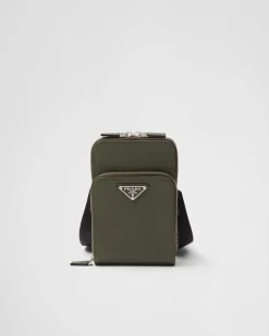 Hombre Prada ACCESORIOS TECNOLÓGICOS Y LLAVEROS^Funda Para Smartphone De Piel Saffiano