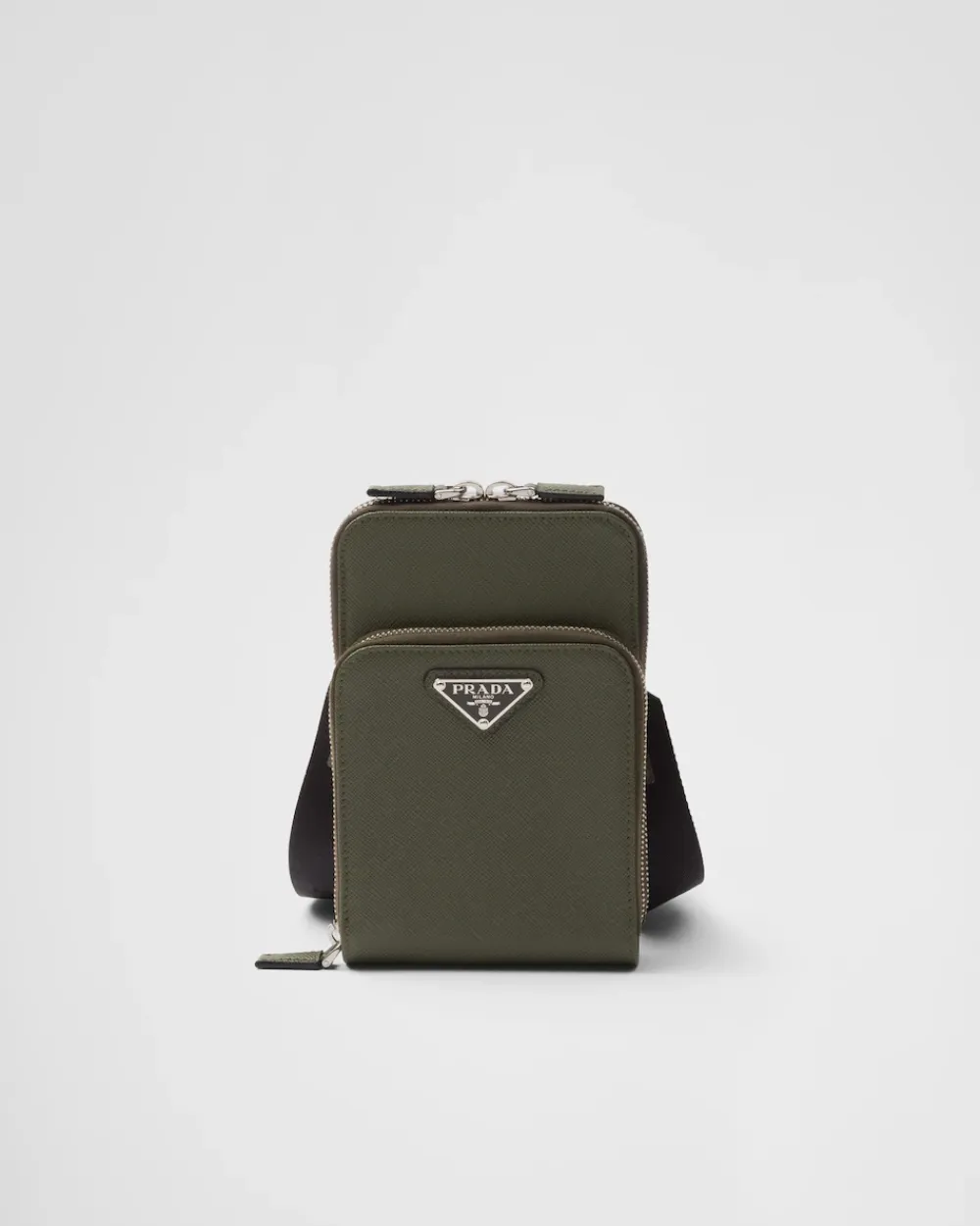 Hombre Prada ACCESORIOS TECNOLÓGICOS Y LLAVEROS^Funda Para Smartphone De Piel Saffiano