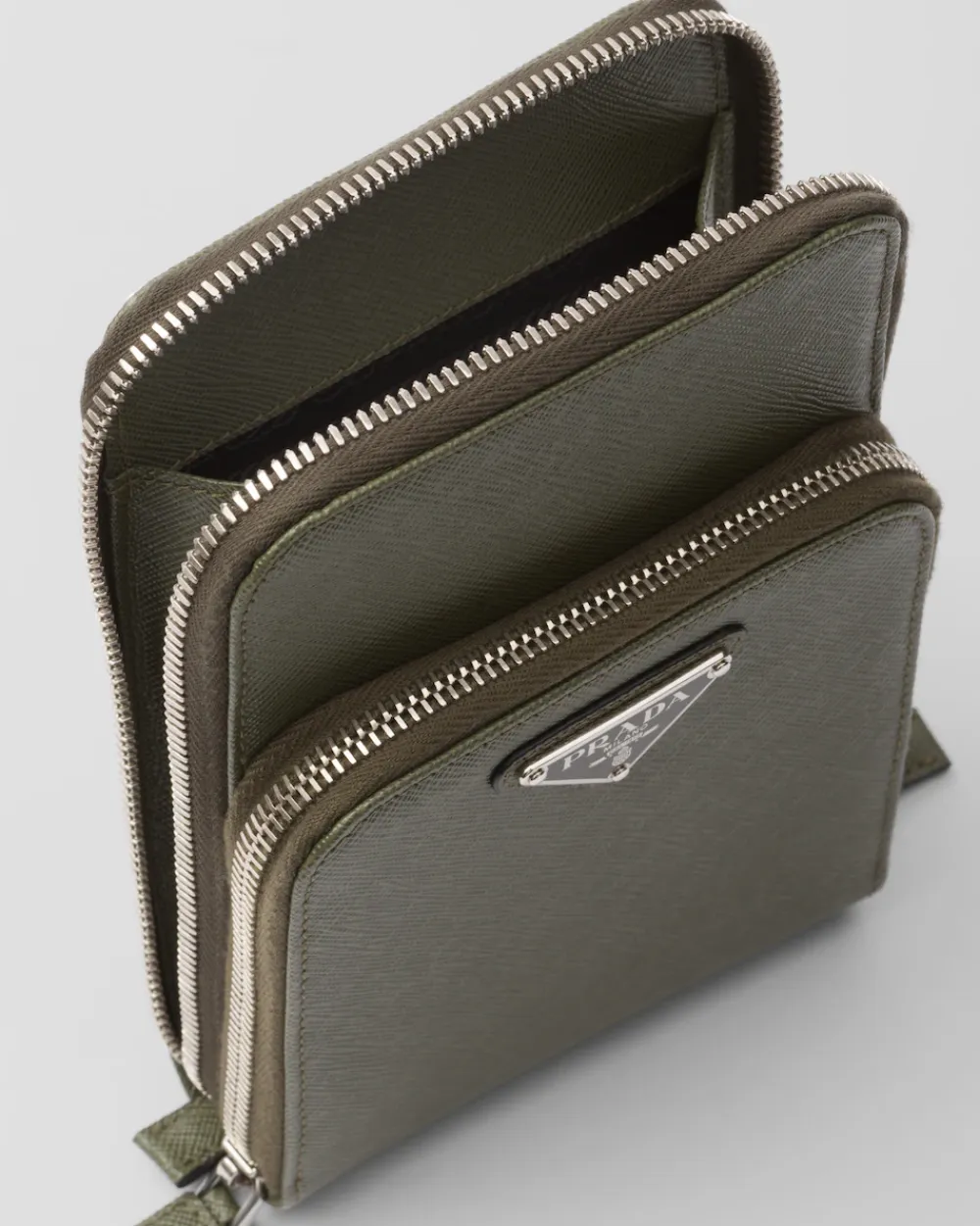 Hombre Prada ACCESORIOS TECNOLÓGICOS Y LLAVEROS^Funda Para Smartphone De Piel Saffiano