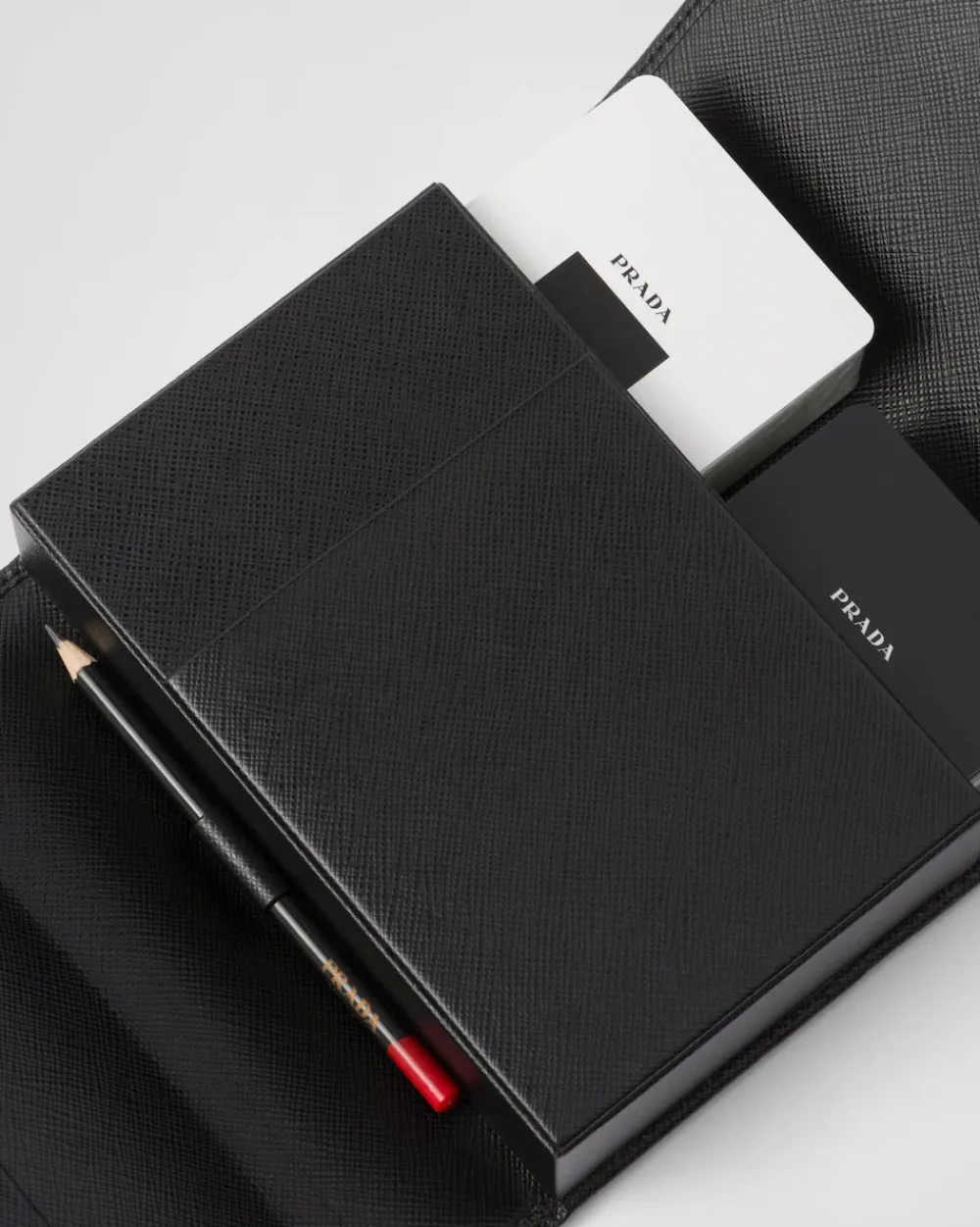 Mujer/Hombre Prada JUEGOS|JUEGOS Y ACCESORIOS PARA EL HOGAR^Funda Saffiano Con Juego De Cartas