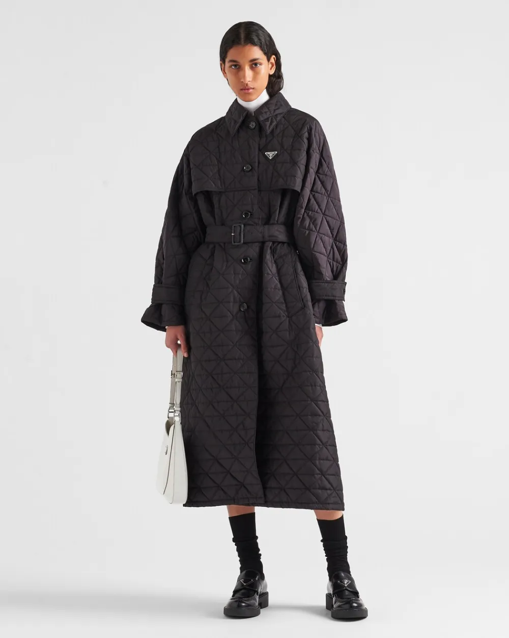 Mujer Prada COLECCIÓN FEMENINA|ROPA DE ABRIGO^Gabardina Ligera De Re-nylon