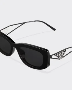 Mujer Prada GAFAS DE SOL^Gafas De Sol Con Logo Triangular