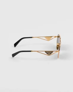 Mujer Prada GAFAS DE SOL^Gafas De Sol Con Logo Triangular