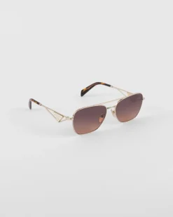 Mujer Prada GAFAS DE SOL^Gafas De Sol Con Logo Triangular