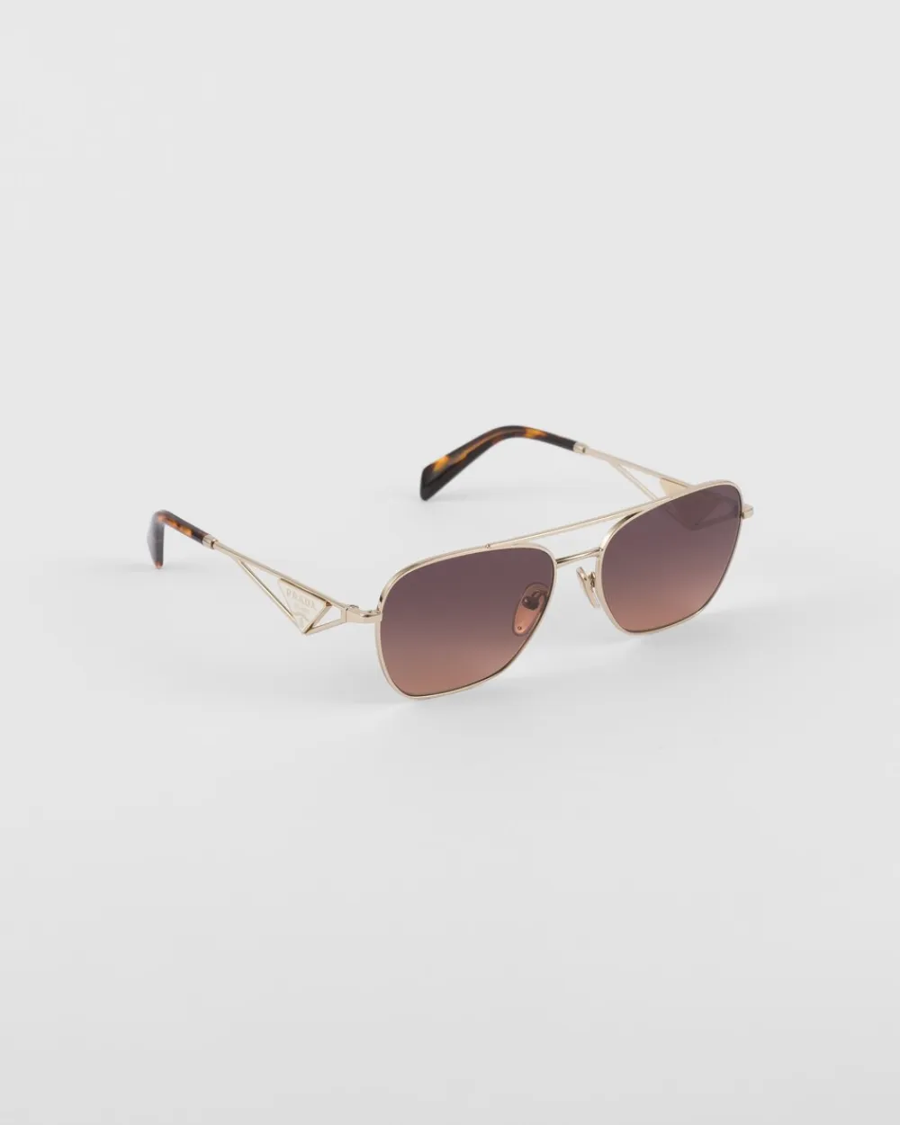 Mujer Prada GAFAS DE SOL^Gafas De Sol Con Logo Triangular