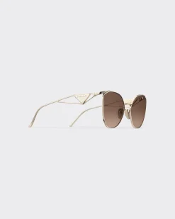 Mujer Prada GAFAS DE SOL^Gafas De Sol Con Logo Triangular