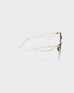 Mujer Prada GAFAS DE SOL^Gafas De Sol Con Logo Triangular