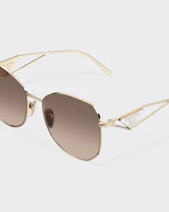 Mujer Prada GAFAS DE SOL^Gafas De Sol Con Logo Triangular