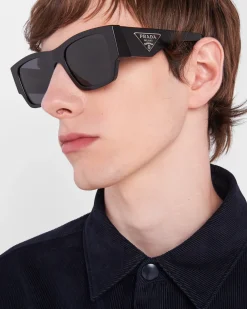 Hombre Prada GAFAS DE SOL^Gafas De Sol Con Logo Triangular