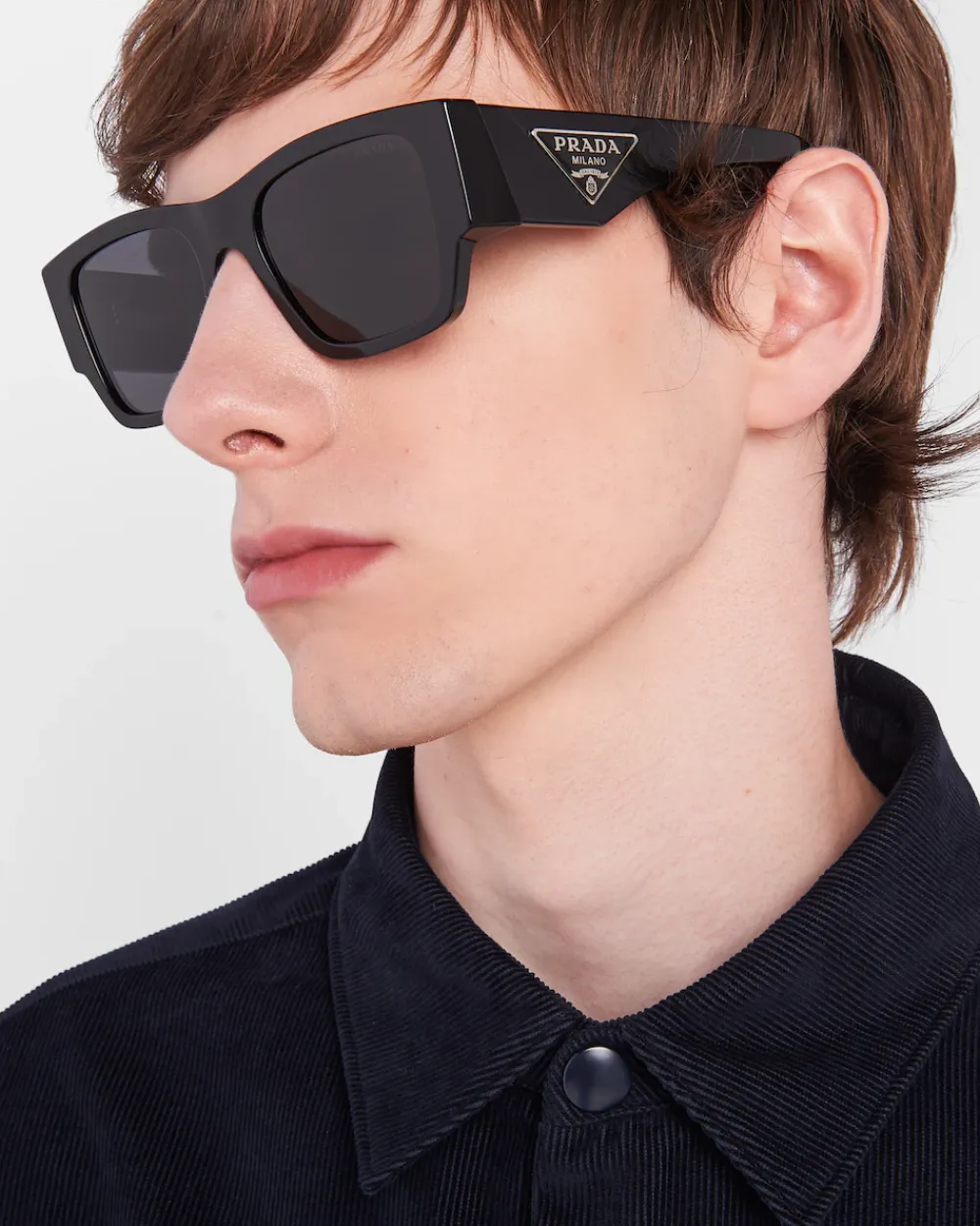 Hombre Prada GAFAS DE SOL^Gafas De Sol Con Logo Triangular