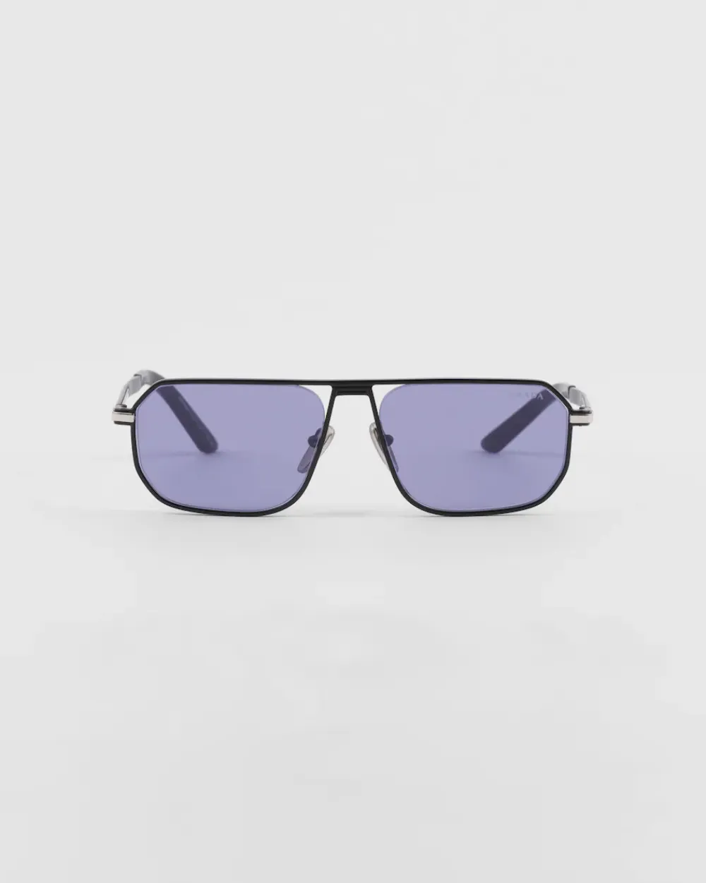 Hombre Prada GAFAS DE SOL^Gafas De Sol Con Una Icónica Placa De Metal