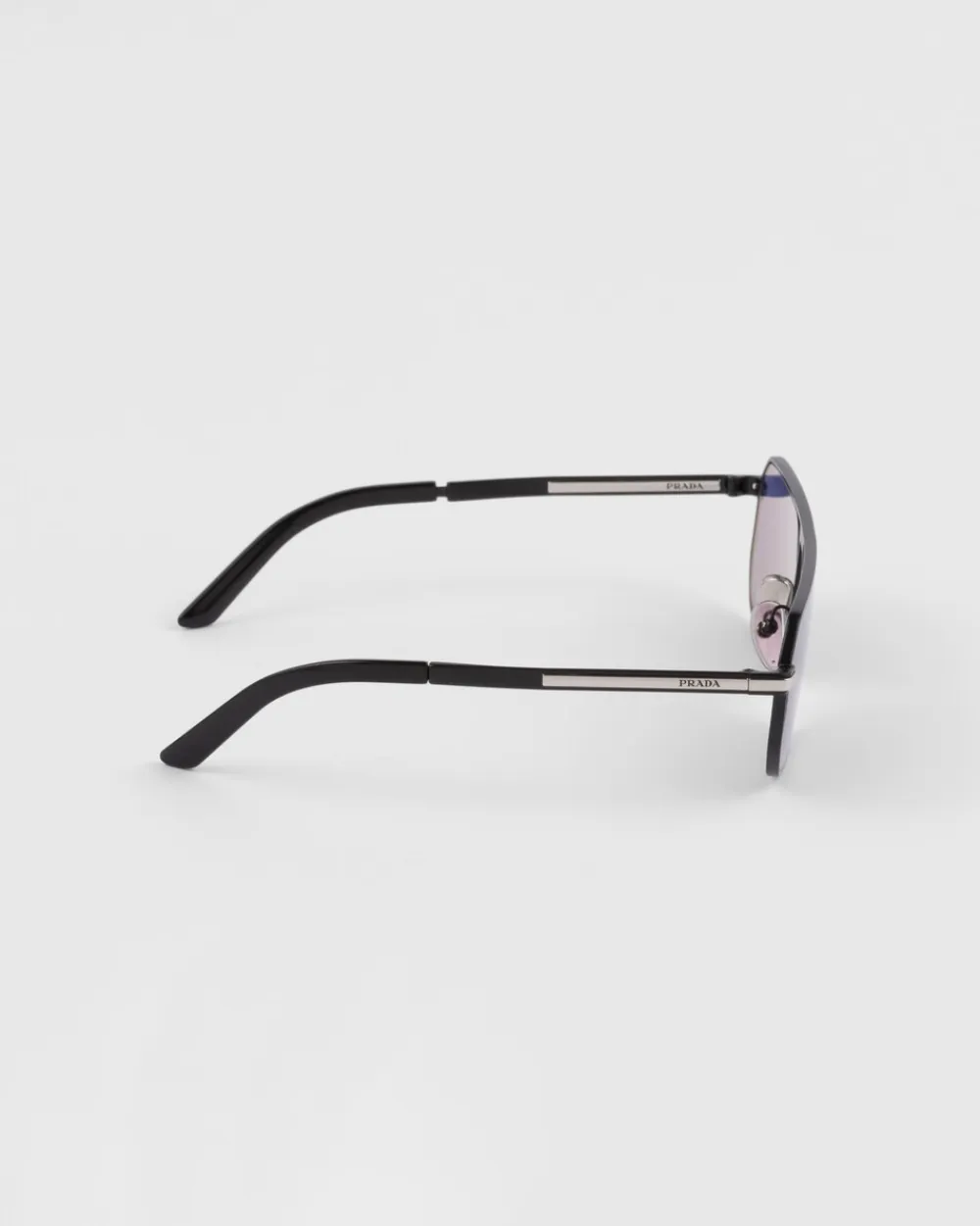 Hombre Prada GAFAS DE SOL^Gafas De Sol Con Una Icónica Placa De Metal