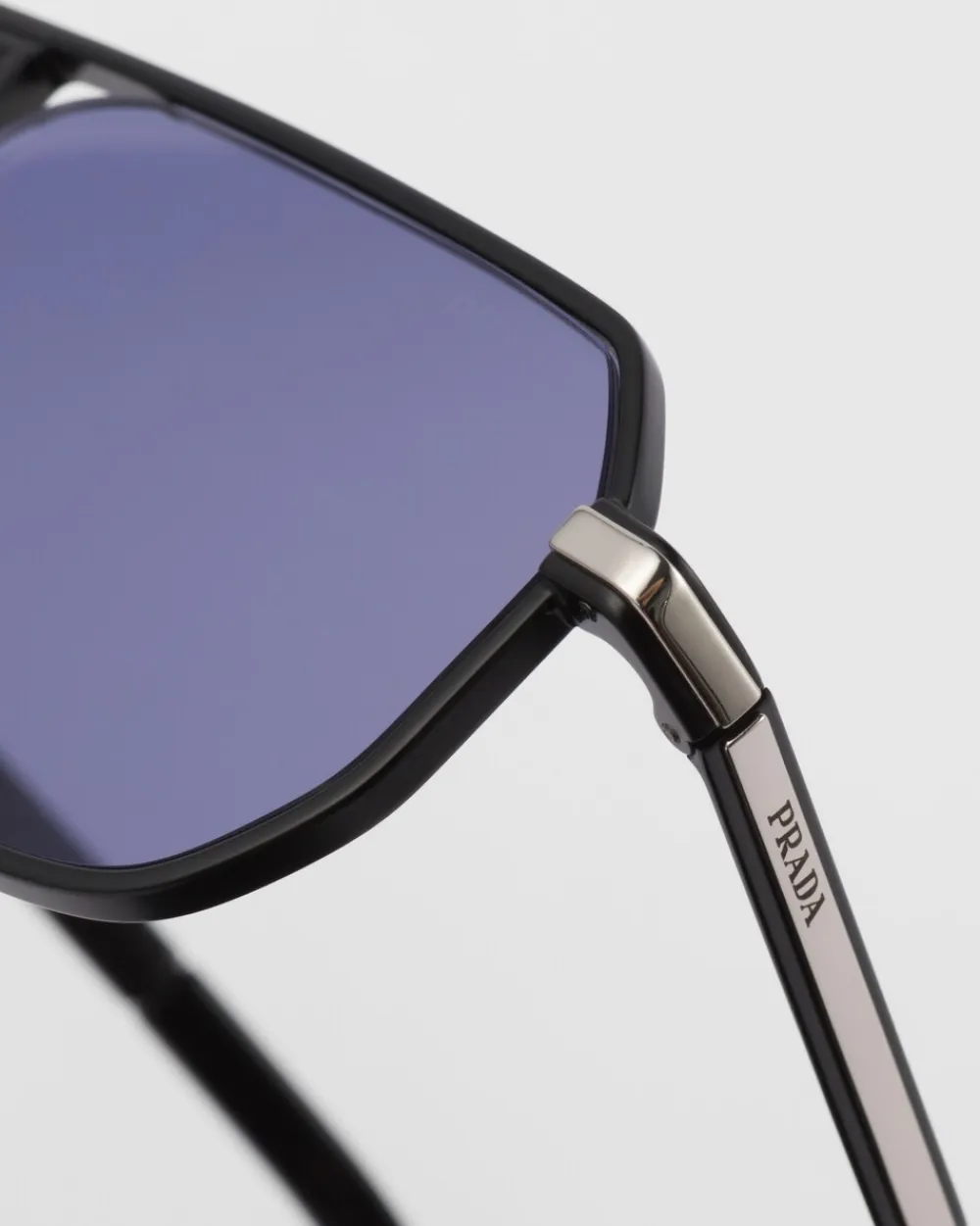 Hombre Prada GAFAS DE SOL^Gafas De Sol Con Una Icónica Placa De Metal