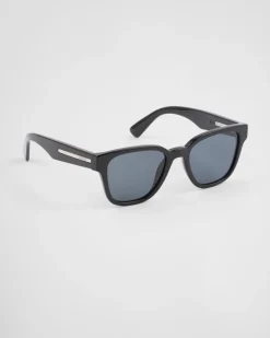 Hombre Prada GAFAS DE SOL^Gafas De Sol Con Una Icónica Placa De Metal