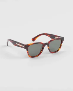 Hombre Prada GAFAS DE SOL^Gafas De Sol Con Una Icónica Placa De Metal