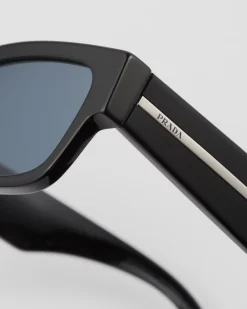 Hombre Prada GAFAS DE SOL^Gafas De Sol Con Una Icónica Placa De Metal
