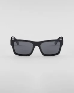 Hombre Prada GAFAS DE SOL^Gafas De Sol Con Una Icónica Placa De Metal